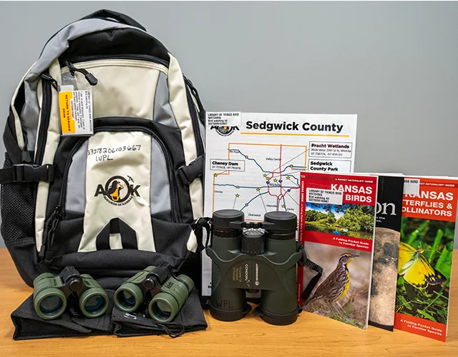 A bird watching kit